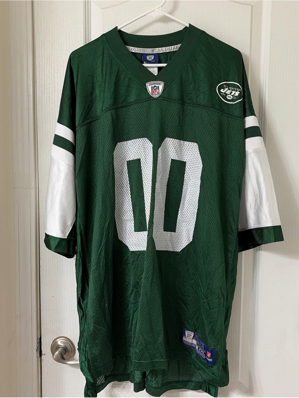 New York Jets Football Jersey Mens 2XL Green NFL On‎ Field 00